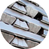 Zinc pur lingots